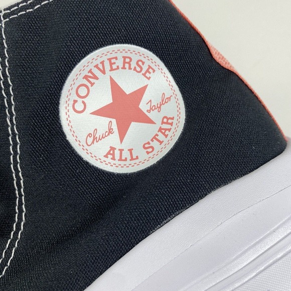 Converse All Star Move Hi Platform Sneakers Black/Pink Kids Size 6 Brand New - Picture 11 of 16